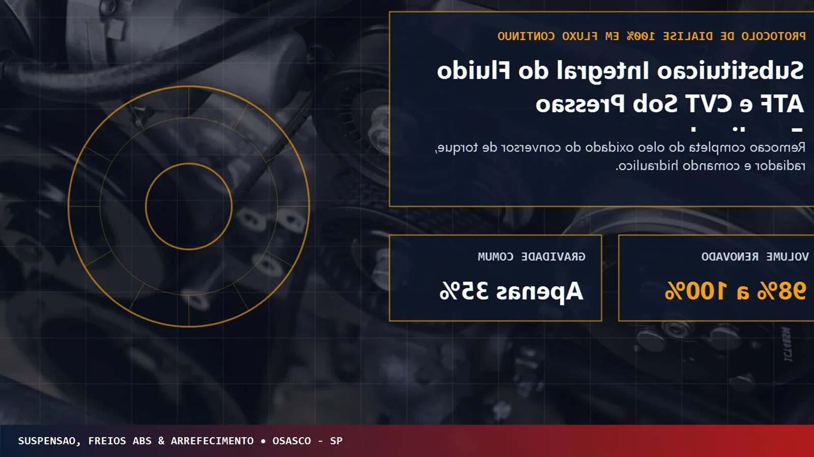 Manutenção de suspensão e freios ABS com relógio comparador em Osasco